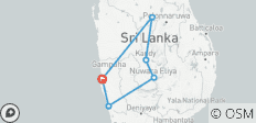  Sri Lanka\'s Rich Heritage, Tea Trails, Scenic train, Wildlife &amp; Beaches W/Meals - 6 destinations 