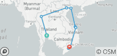  Le meilleur de la Thaïlande et du Vietnam - circuit de 14 jours (guide privé et chauffeur) - 9 destinations 