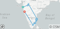  India Culturele Rondreis door met Kustontsnapping - 14 bestemmingen 