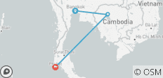  Escapada playera de 9 días por Tailandia y Camboya (guía y conductor privados） - 4 destinos 