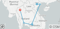  Circuito de 12 días a lo más destacado de Tailandia, Camboya y Vietnam (guía y conductor privados） - 7 destinos 