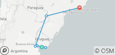  Uruguay, Argentinien &amp; Brasilien Rundreise - 14 Tage südamerikanisches Mosaik - 6 Destinationen 