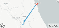  Beleef Luxor tijdens een meerdaagse trip vanuit Hurghada, inclusief een ballonvaart, een bezoek aan Banana Island en hotelverblijf - 5 bestemmingen 