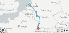  Weihnachtsmärkte an Rhein &amp; Mosel von Amsterdam nach Basel - 7 Destinationen 