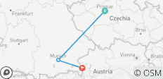  Praag en München in een week - 3 bestemmingen 