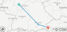  Duitsland in een week – via Frankfurt &amp; München - 3 bestemmingen 