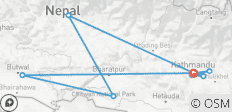  Circuit inoubliable au Népal - 9 jours - 9 destinations 