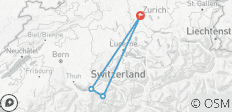  5 jours à Zurich avec bac sur le lac, téléphérique, Mont Rigi, Grindelwald et Interlaken - 4 destinations 