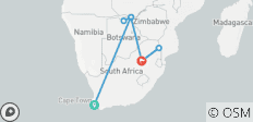  Estrellas de Sudáfrica 2026 - 7 destinos 