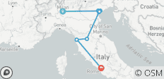  9 Day Italy by Train from Milan, Venice Mestre, Florence to Rome - 8 destinations 