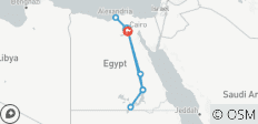  Viajes Privados de 7 Días a El Cairo, Alejandría, Luxor, Asuán Y Abu Simbel Desde El Cairo - 12 destinos 
