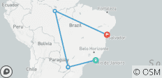  Merveilles du Brésil (vols intérieurs inclus) - 6 destinations 