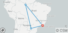  Exotic Trilogy: Rio, Iguazu Waterfalls &amp; Amazon (incl. domestic flights) - 7 destinations 