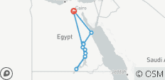  Ägypten mit Nilkreuzfahrt, Abu Simbel und Hurghada ab Kairo 9 Tage - 15 Destinationen 