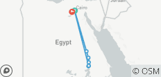  Croisière sur le Nil d\'Assouan à Louxor avec village nubien et vols depuis Le Caire - 4 jours et 3 nuits - 11 destinations 