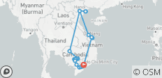  Lo mejor de Vietnam y Camboya- Regreso a Ciudad Ho Chi Minh (2025) - 24 destinos 