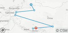  China - Xinjiang &amp; Tibet (mit privatem Reiseführer &amp; Fahrer) 14 Tage - 7 Destinationen 