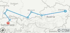  Exploring the Alpine Countries Austria - Germany - Switzerland (Vienna to Lucerne) (2025) - 9 destinations 