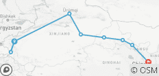  Circuit de la Route de la Soie de Kashgar à Lanzhou - 12 jours - 9 destinations 