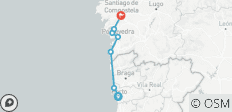  Fruits de mer et Paradores Premium Circuit à vélo autoguidé - 7 destinations 