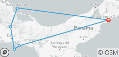  10 Days Panama at a glance - 6 destinations 
