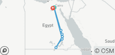  6 jours en Egypte - Pyramides du Caire, 4 jours de croisière sur le Nil entre Assouan et Louxor et Abou Simbel avec billets de train au départ du Caire - 12 destinations 
