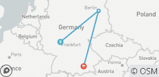  Germany in 9 Days - covering Frankfurt, Berlin and Munich - 3 destinations 