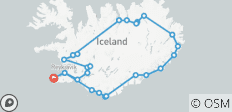  Círculo completo de Islandia - 8 días en coche - 31 destinos 