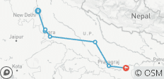  Voyage spirituel dans le Triangle d\'Or : De Delhi à Varanasi en passant par Mathura, Agra, Lucknow et Ayodhya ! - 7 destinations 