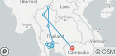  Découvrez la Thaïlande et la civilisation cambodgienne - 13 jours - Circuit privé - 13 destinations 