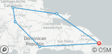  Höhepunkte der Dominikanischen Republik mit Strandaufenthalt - 6 Destinationen 