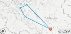  BAC HA, SAPA &amp; MU CANG CHAI Rondreis door - 5 bestemmingen 