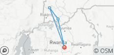  Ruanda &amp; Uganda Gorilla Trek - 4 Destinationen 