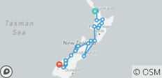  Premium Nouvelle-Zélande inclus (from Auckland to Milford Sound) - 25 destinations 