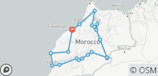  Schätze der marokkanischen Küste - 10 Tage Marokkotour ab Casablanca - 20 Destinationen 