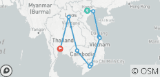  Les royaumes de l\'Asie du Sud-Est : Vietnam, Cambodge, Laos et Thaïlande (de Hanoi à Bangkok) (2025) - 10 destinations 