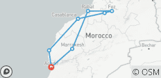  Mini Maroc et Essaouira - 8 jours au départ d\'Agadir - 8 destinations 