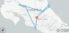  Costa Rica Express - 7 days - 10 destinations 