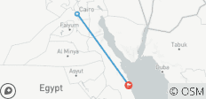  Excursión a El Cairo desde el Puerto de Safaga en Vuelo 2 días/1 Noche - 3 destinos 