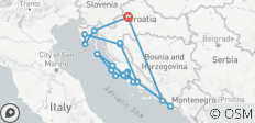  Croatia and the Dalmatian Coast (Small Groups, Upper Deck Cruise) - 20 destinations 