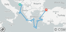  Costa Dálmata, Islas Griegas y Turquía Dubrovnik → Estambul (2025) - 14 destinos 