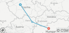  Prague,Vienna &amp; Budapest - 3 destinations 