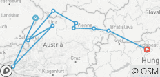  Weihnachtsmärkte entlang der Donau - 11 Destinationen 