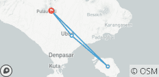  Aventure de 7 jours à Bali, toutes activités comprises - 4 destinations 