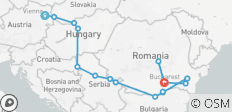  Aventure sur le Danube et 3 nuits en Transylvanie (Vienne - Bucarest) (including Svistov) - 16 destinations 