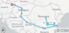  3 nuits d\'aventure en Transylvanie et sur le Danube (Bucarest - Vienne) - 15 destinations 