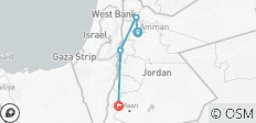  Smaak van Jordanië 4 dagen 3 Rondreis door (CT –JHT –007) - 4 bestemmingen 