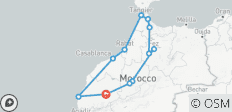  Marokko: Privatreise Küste, Königsstädte, Atlas und Rif - 12 destinations 