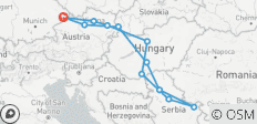  Donauvielfalt bis zum Eisernen Tor - 12 destinations 