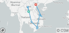  Het grote Indochine avontuur 15 dagen/14 nachten - 9 bestemmingen 